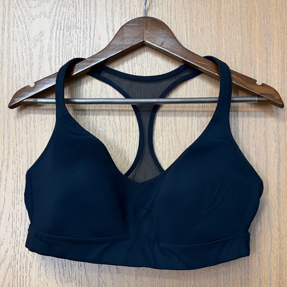 Black Racerback Wireless Comfort Bra - Women Intimates